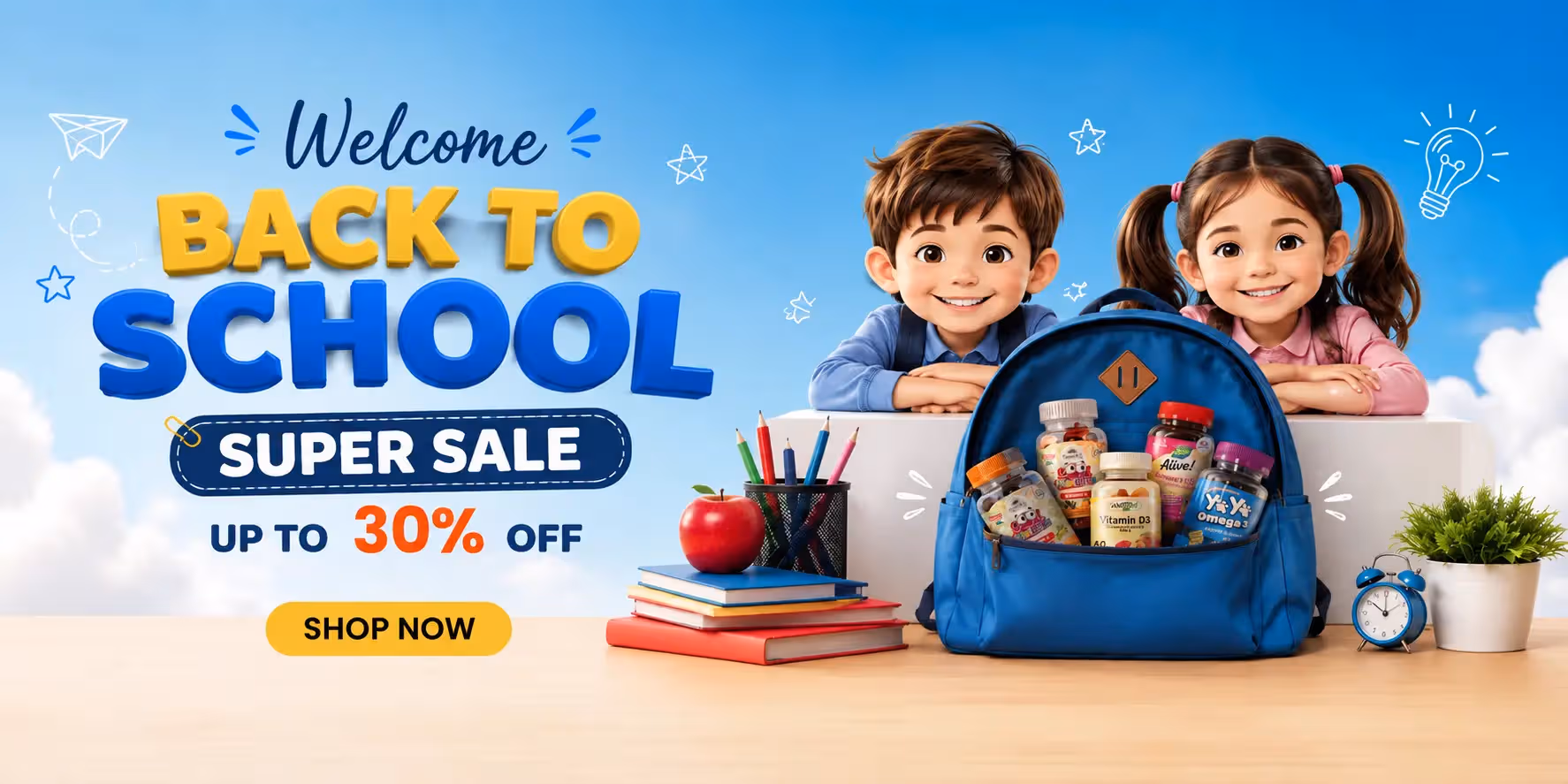 Back To School Vitamins