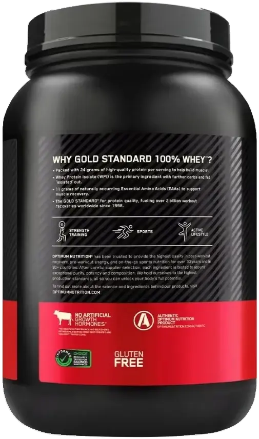 Optimum Nutrition 100% Whey Gold Standard Extreme Chocolate Protein Powder 2Lb