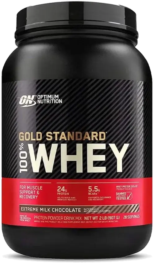 Optimum Nutrition 100% Whey Gold Standard Extreme Chocolate Protein Powder 2Lb pack