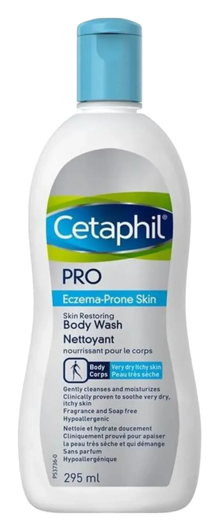 Cetaphil Pro Eczema-Prone Skin Soothing Body Wash 295ml pack
