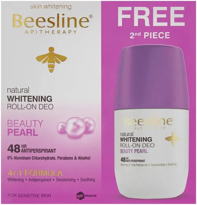 Beesline Roll On Deo Beauty Pearl 50Ml offer Pack pack
