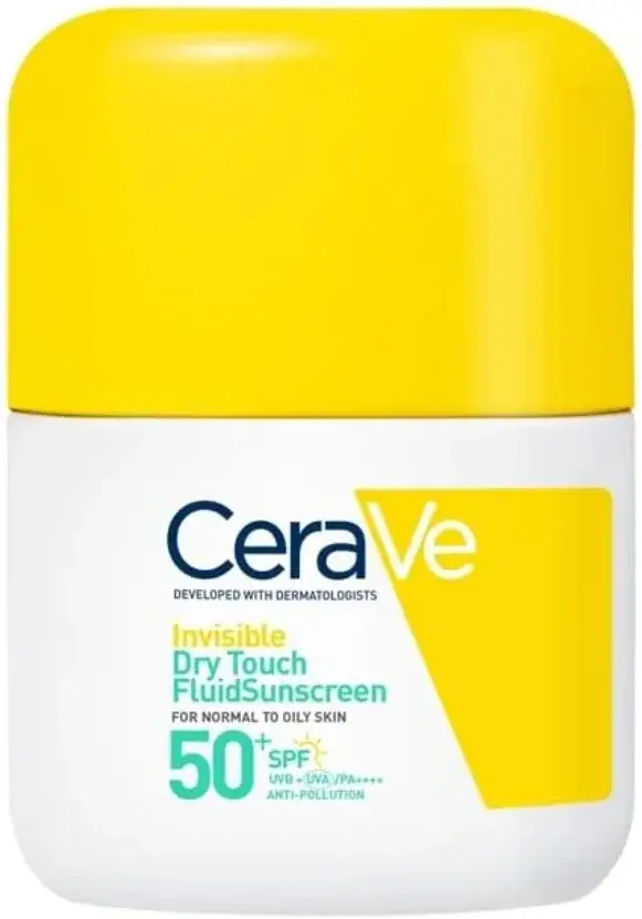 Cerave Invisible Dry Touch Oil Control Sunscreen Spf50 50Ml