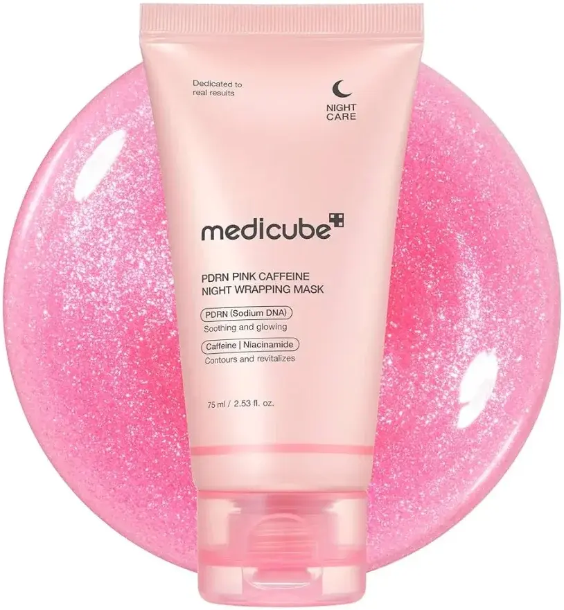 Medicube Pdrn Pink Caffeine Night Wraping Mask 75Ml