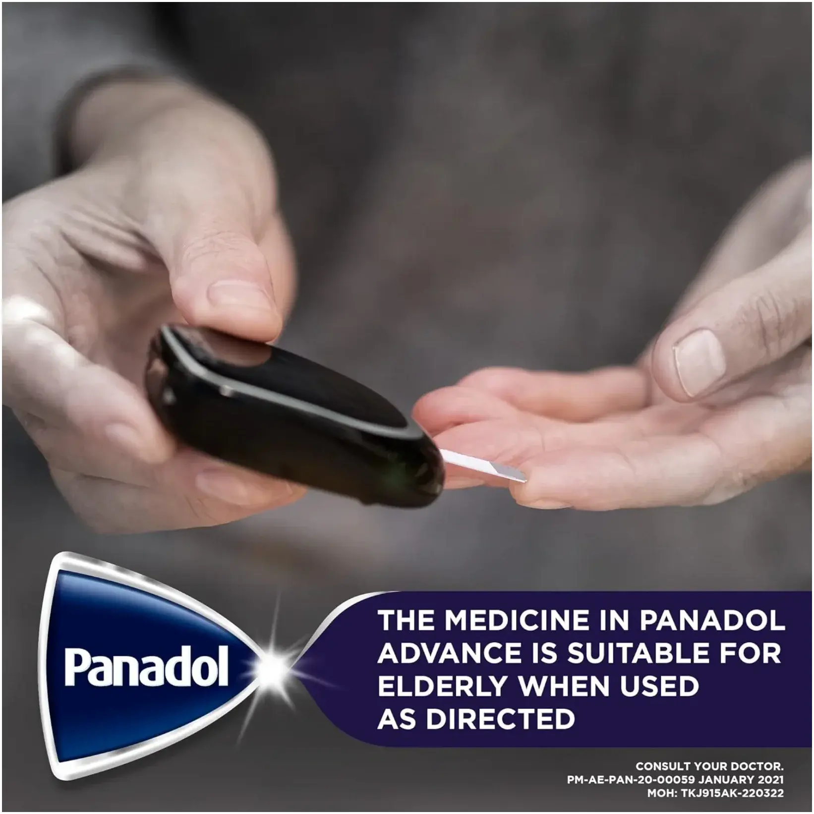 Panadol Advance tablets and pack