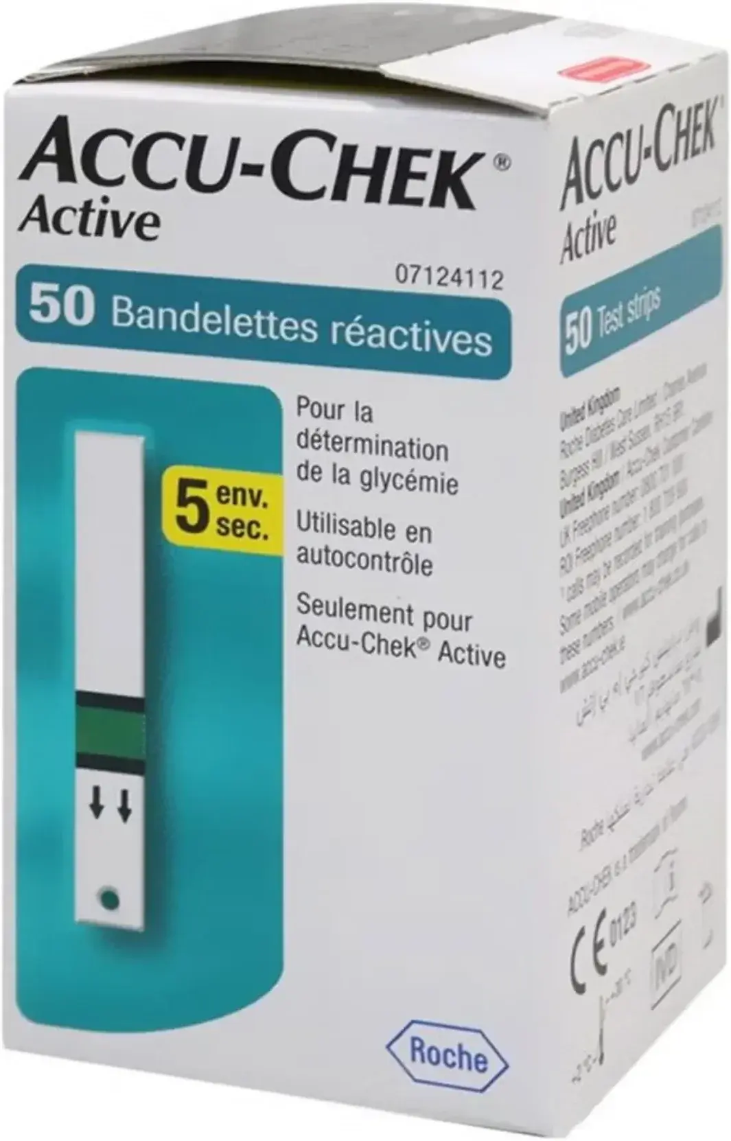 Accu-Chek Active Blood Glucose Test Strips 50s