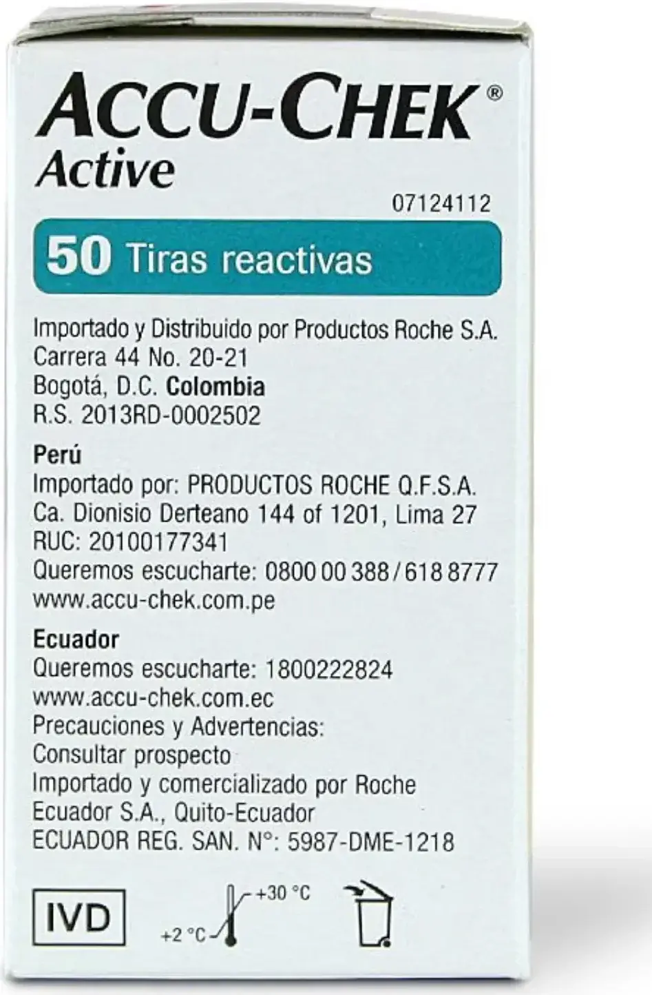 Accu-Chek Active Blood Glucose Test Strips 50s