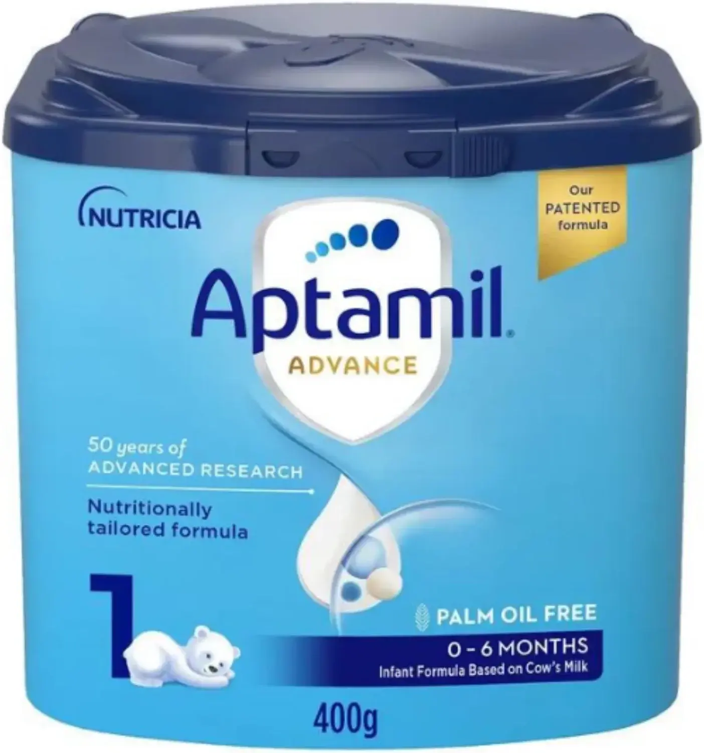 Aptamil Advance Palm Oil-Free Stage 1 Infant Starter Milk Formula 400g pack