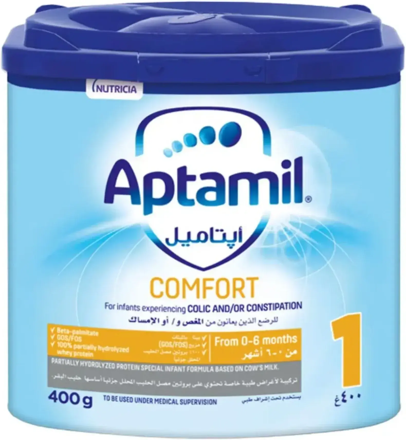 Aptamil Advance Comfort Stage 1 Anti-Colic & Anti-Reflux Formula 400g pack