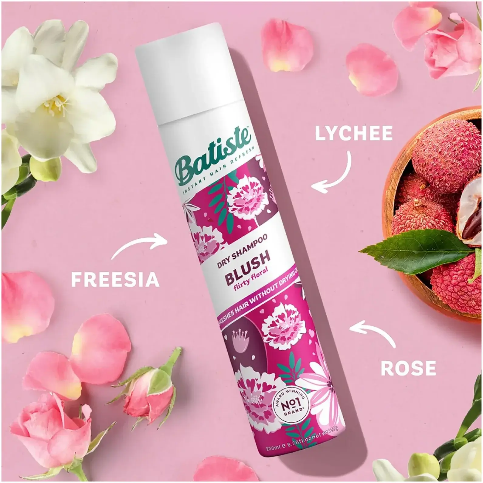 Batiste Blush Refreshing Dry Shampoo 200ml