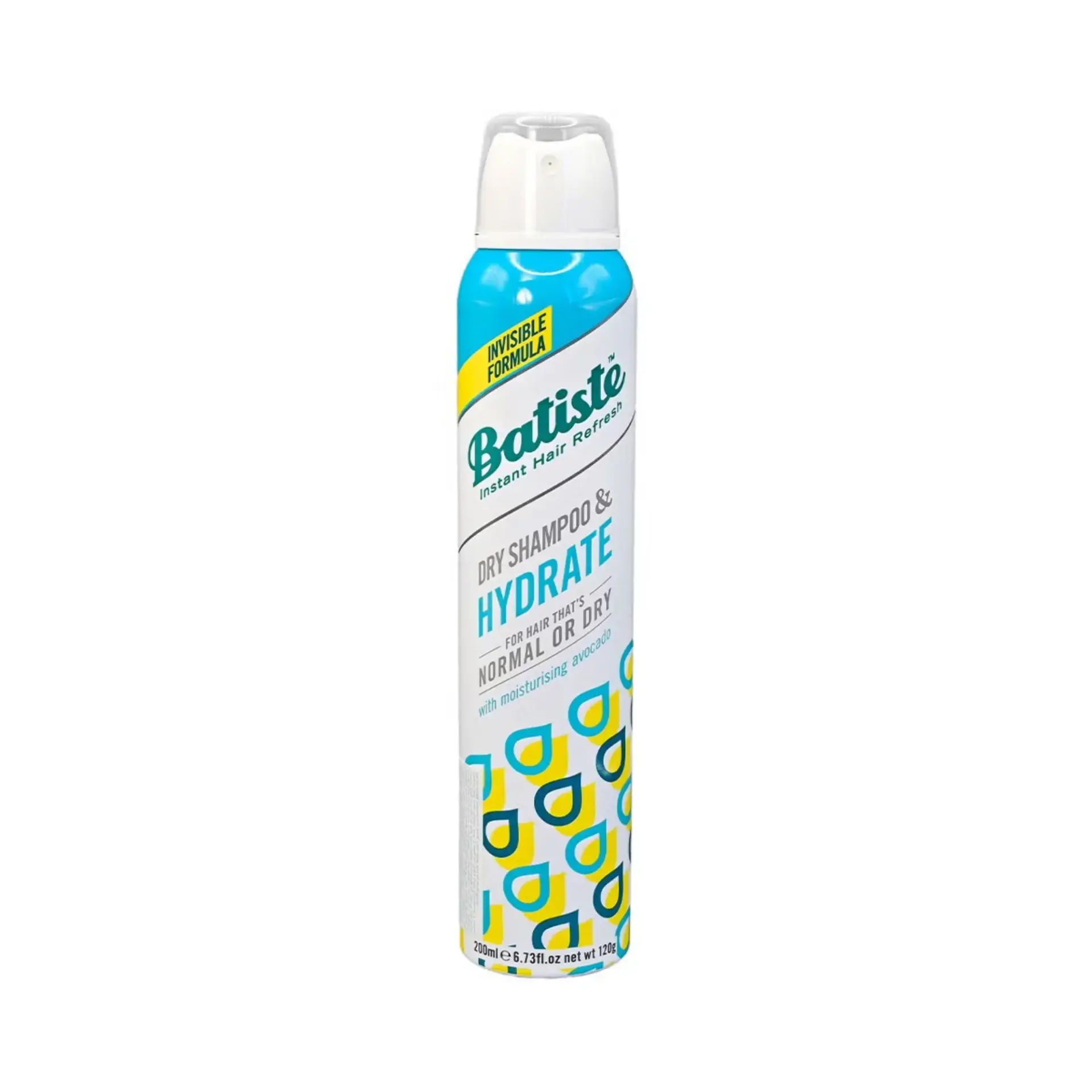 Batiste Hydrate Refreshing Dry Shampoo for Normal to Dry Hair 200ml pack