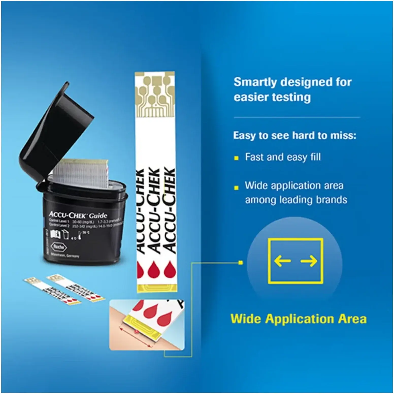 Accu-Chek Guide Blood Glucose Test Strips 50s