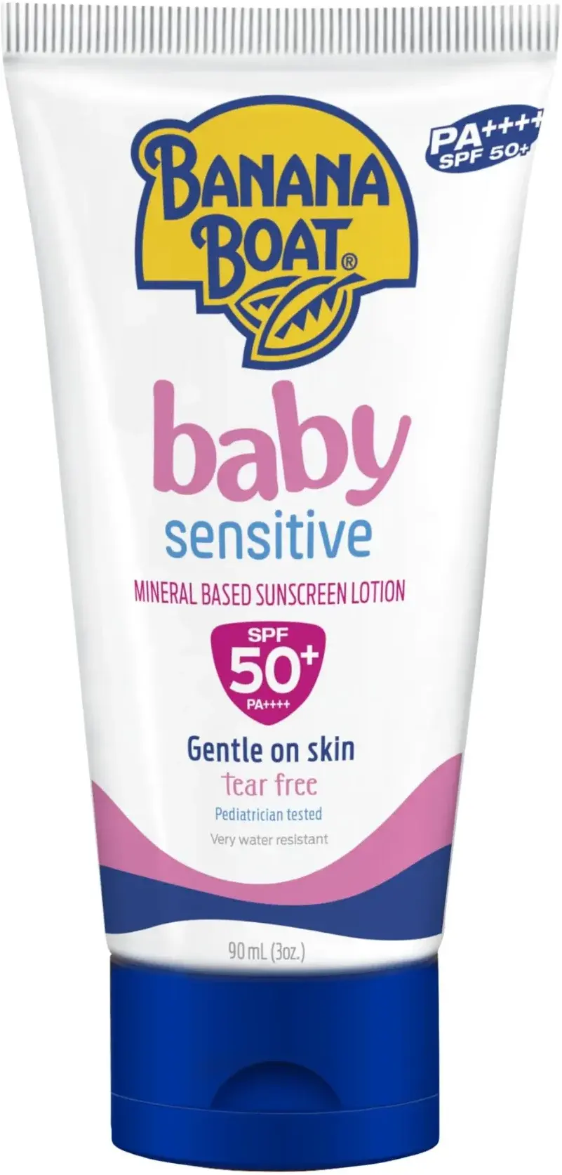 Banana Boat Baby Sensitive Skin SPF50 Sunscreen Cream 90ml pack