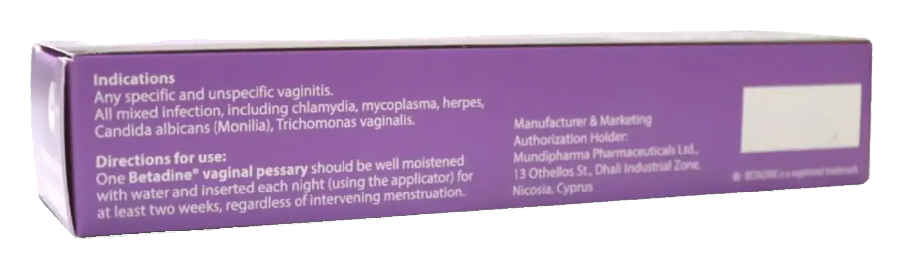 Betadine Vaginal Pessaries 14s