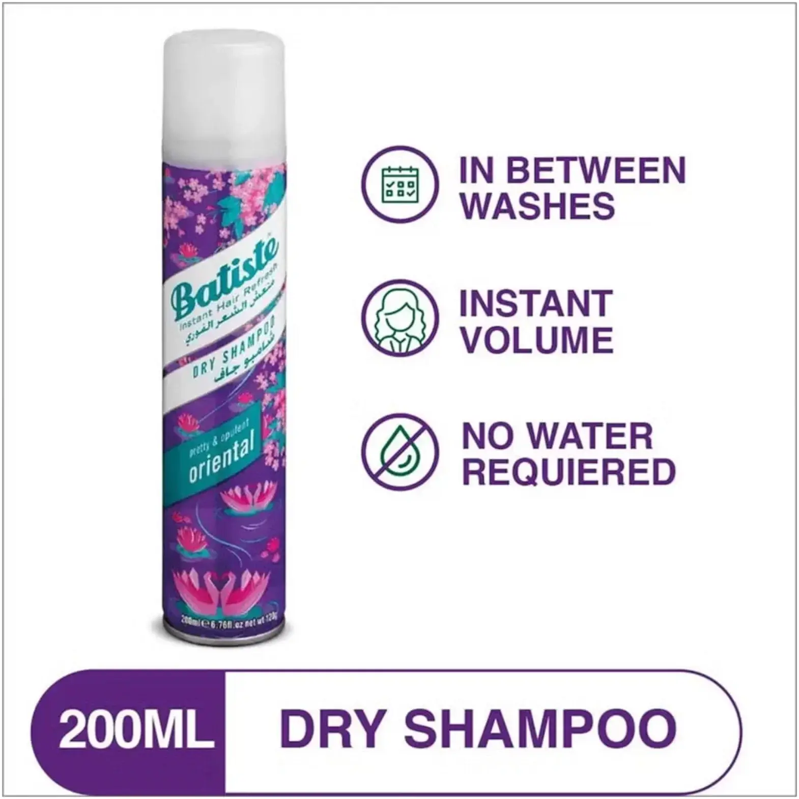 Batiste Oriental Refreshing Dry Shampoo 200ml