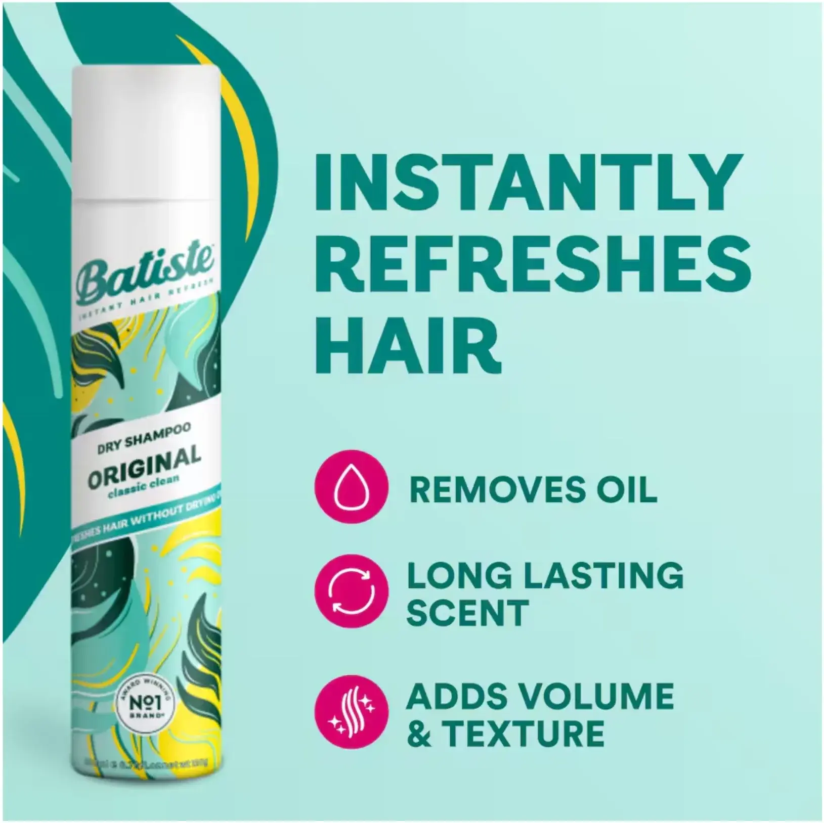 Batiste Original Refreshing Dry Shampoo 200ml
