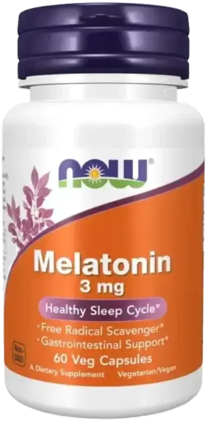 Now Melatonin 3mg Sleep Support & Insomnia Relief Tablets 60s pack