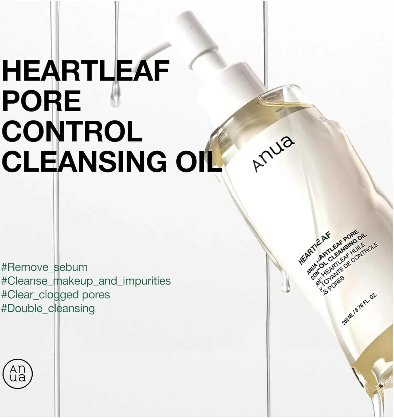 Anua Heartleaf Pore Control Deep Cleansing Oil 200ml