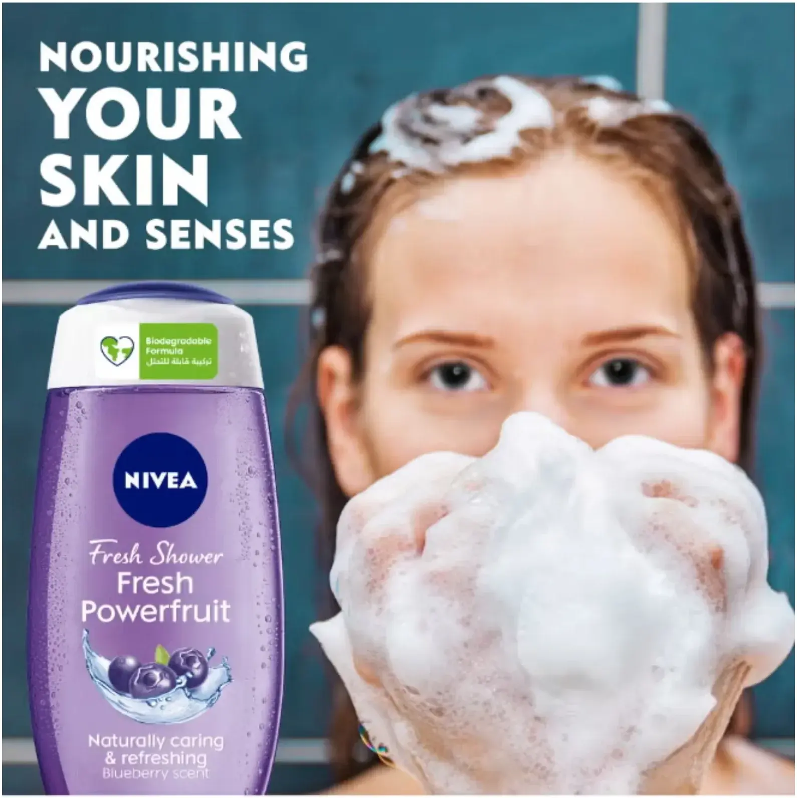 Nivea Fresh Powerfruit Energising Body Shower Gel 250ml