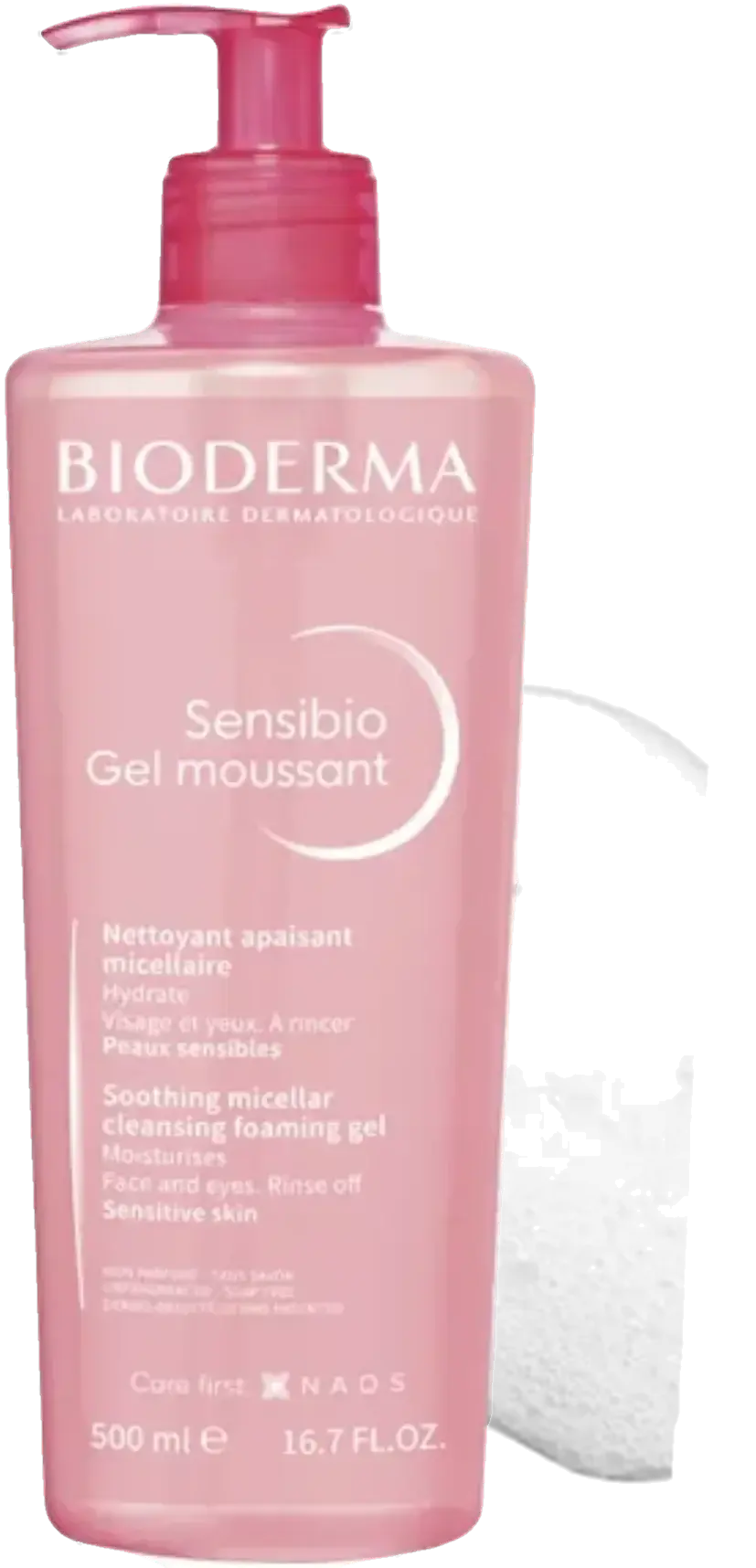 Bioderma Sensibio Gentle Micellar Cleansing Foaming Gel 500ml pack