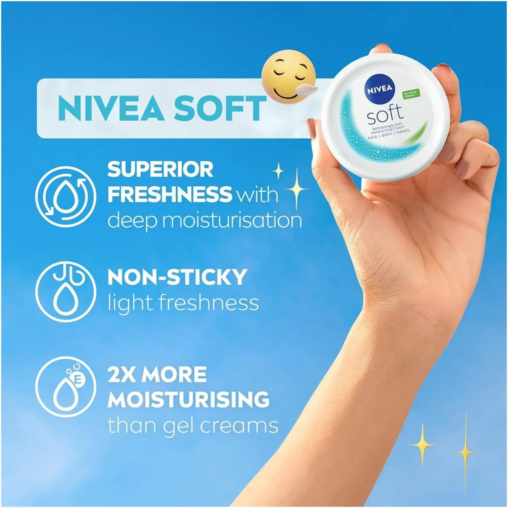 Nivea Soft Moisturising & Refreshing Cream 50ml