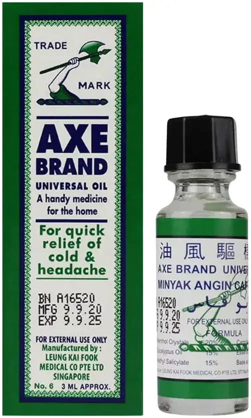 Axe Brand Universal Medicated Muscle & Headache Relief Oil 3ml
