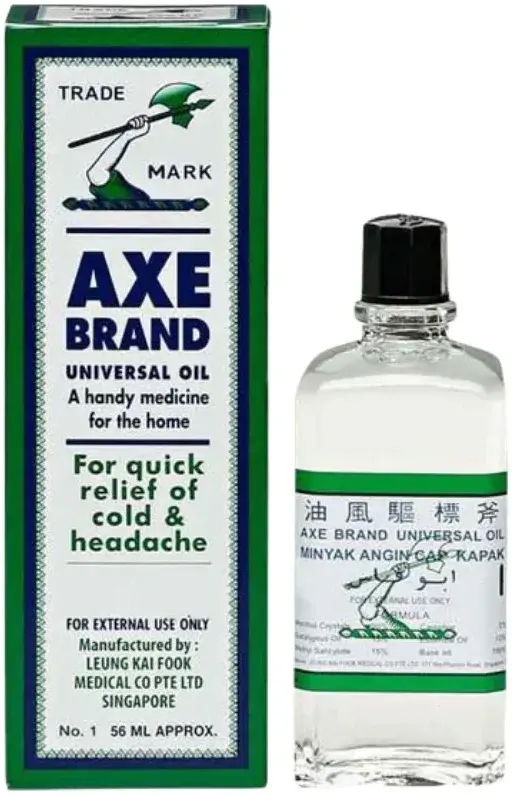 Axe Brand Universal Medicated Muscle & Headache Relief Oil 56ml pack