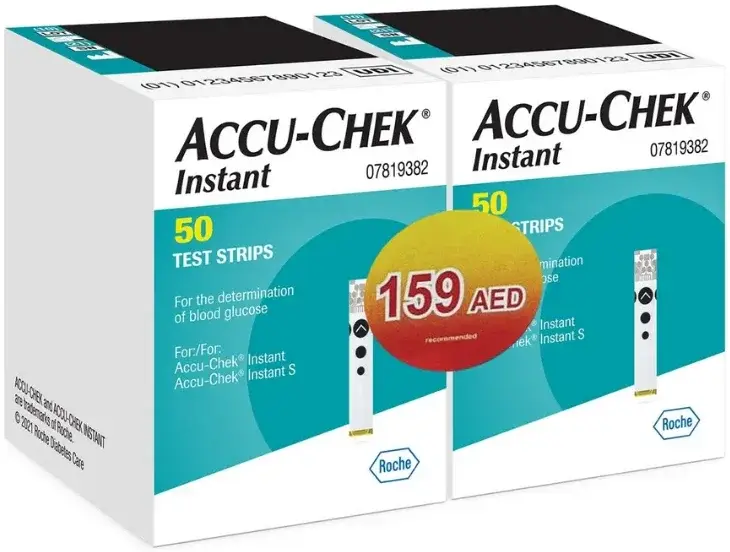 Accu-Chek Instant Blood Glucose Test Strips 50s OFFER PACK pack
