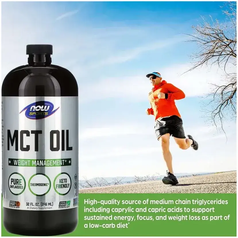 Now MCT 100 Pure Unflavored Medium Chain Triglyceride Oil 946mL