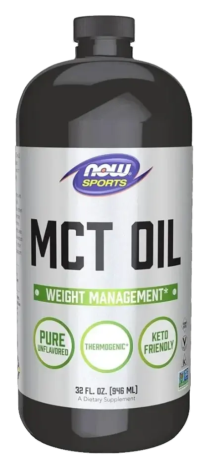 Now MCT 100 Pure Unflavored Medium Chain Triglyceride Oil 946mL pack