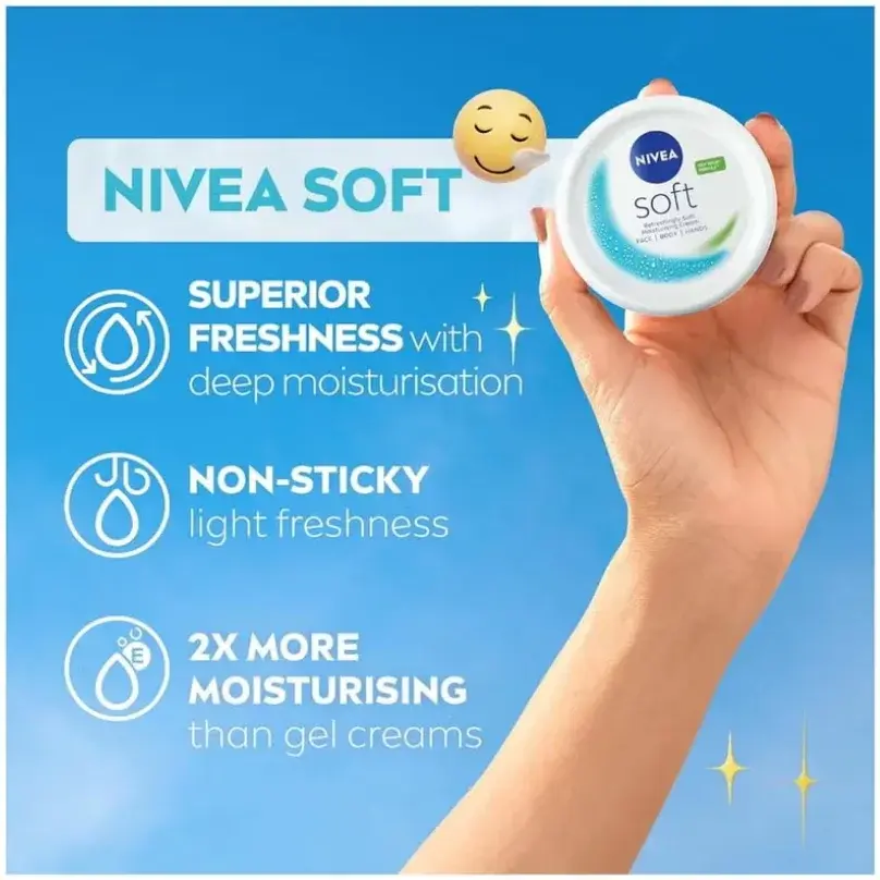 Nivea Soft Enriched Moisturising Cream 100mL