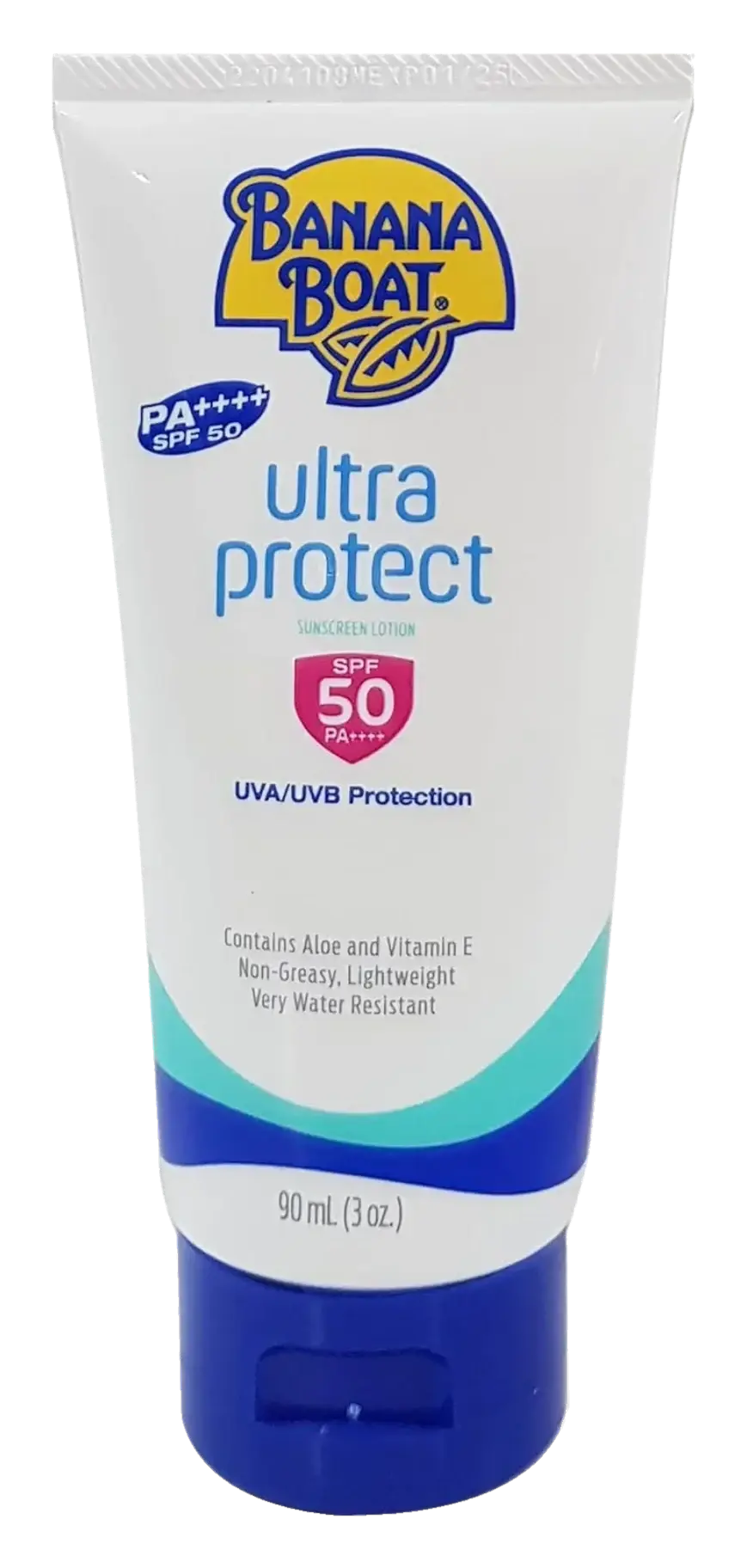 Banana Boat Ultra SPF50 Sun Protection Body Lotion 90ml pack