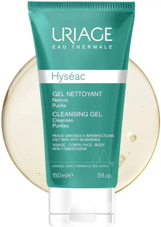 Uriage Hyseac Purifying Cleansing Gel for Oily Skin 150mL pack