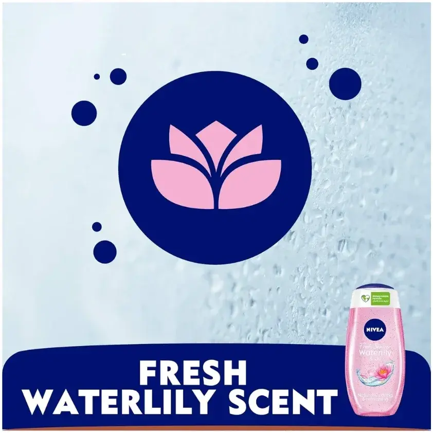 Nivea Water Lily & Oil Moisturising Shower Gel 250mL