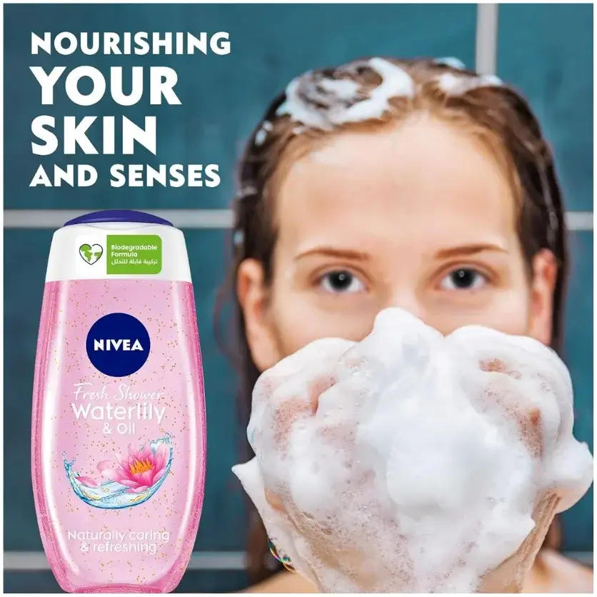 Nivea Water Lily & Oil Moisturising Shower Gel 250mL