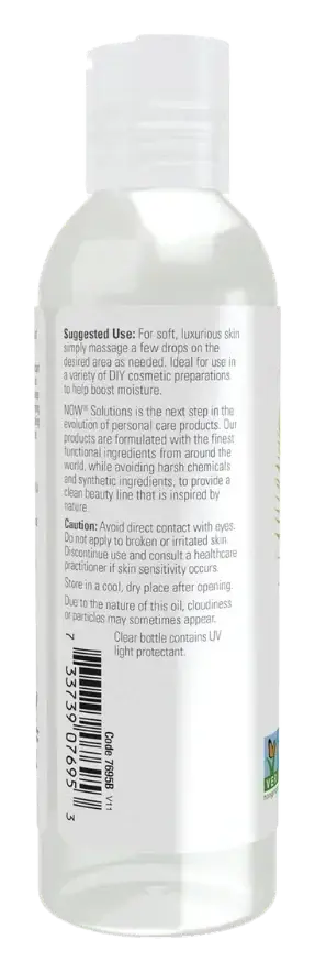 Now Solutions Organic Vegetable Glycerine for Skin & Hair 118mL