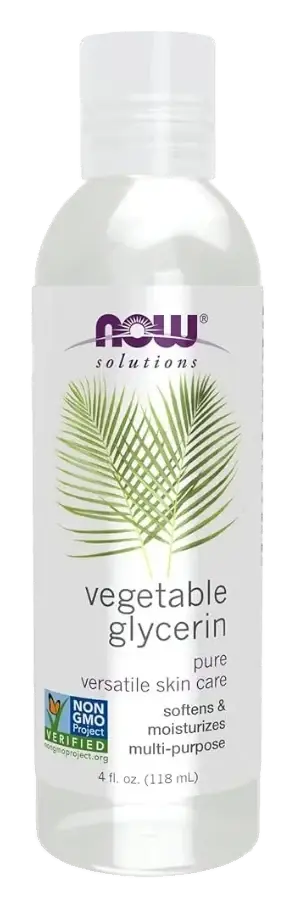 Now Solutions Organic Vegetable Glycerine for Skin & Hair 118mL pack