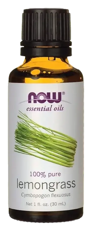 Now 100% Pure Lemongrass Essential Oil 30mL pack