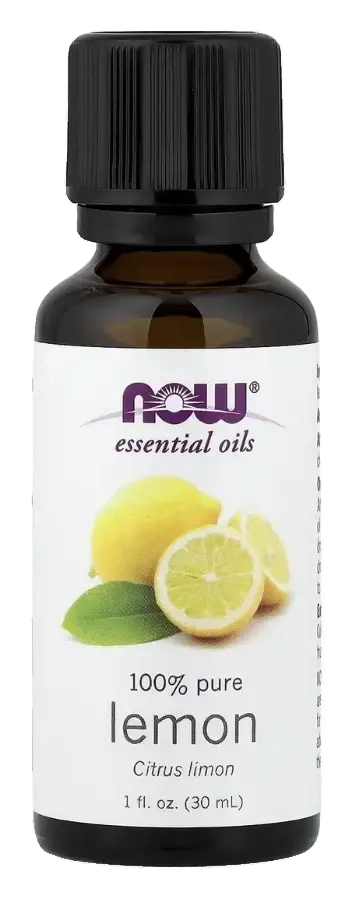 Now Pure Lemon Essential Oil 30mL pack
