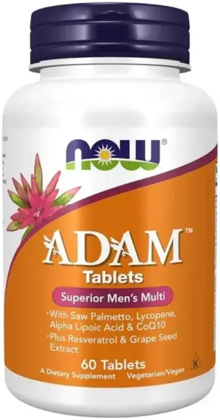 Now Adam Superior Men's Multivitamin Tablets 60s pack