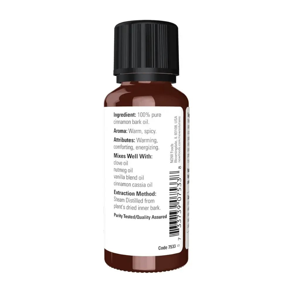 Now 100% Pure Cinnamon Essential Oil 30mL