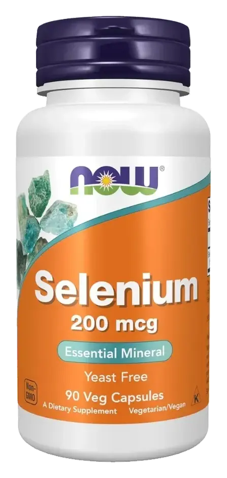 Now Selenium Antioxidant Mineral Veg Capsules 90s pack