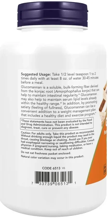 Now Glucomannan Weight Management Fibre Powder 227g