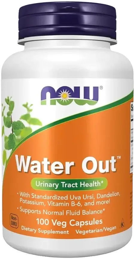 Now Water Out Diuretic & Fluid Balance Veg Capsules 100s pack