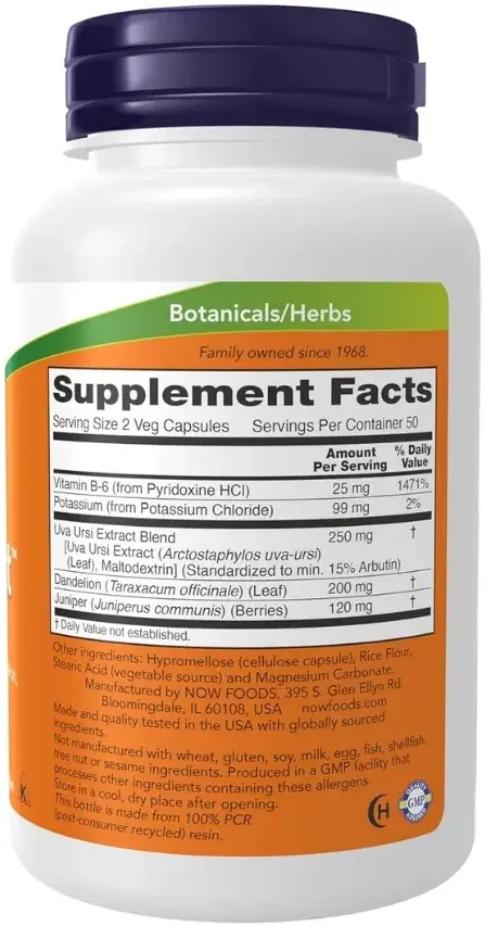 Now Water Out Diuretic & Fluid Balance Veg Capsules 100s