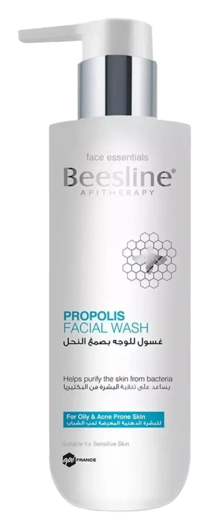 Beesline Propolis Antibacterial Purifying Facial Wash 250ml pack