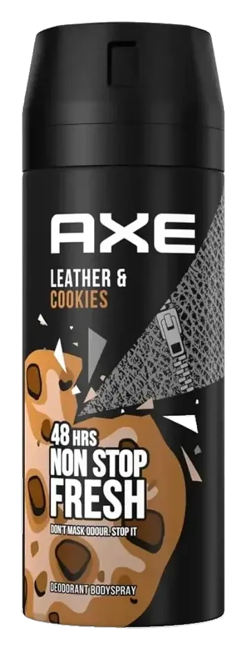 Axe Collision Leather & Cookies Men's Deodorant Body Spray 150mL pack