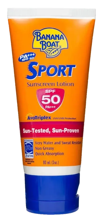 Banana Boat Sport Sun Protection Lotion SPF50 90mL pack