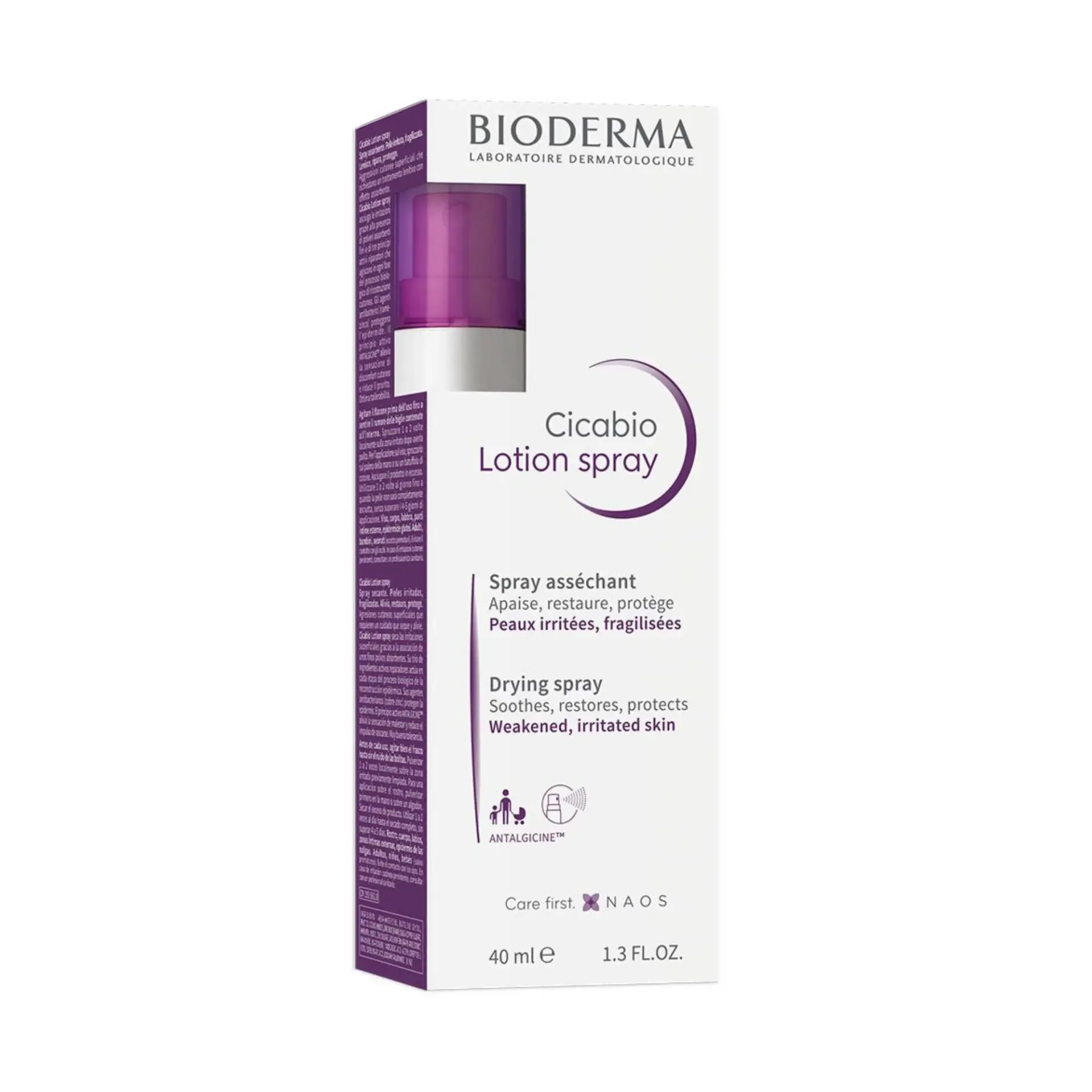 Bioderma Cicabio Repairing & Protective Soothing Lotion Spray 40ml pack