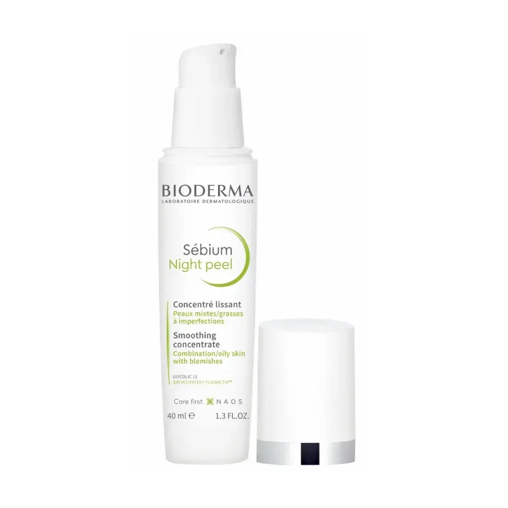 Bioderma Sebium Night Peel Resurfacing Exfoliating Gel 40mL