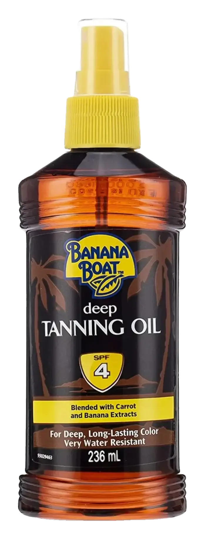Banana Boat SPF4 Deep Tan Sun Tanning Oil 236ml pack